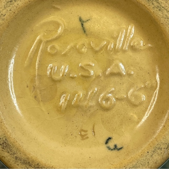 Roseville Pink Dusty Rose with White Rose Pattern Trophy Vase 146-6 - Picture 4 of 5